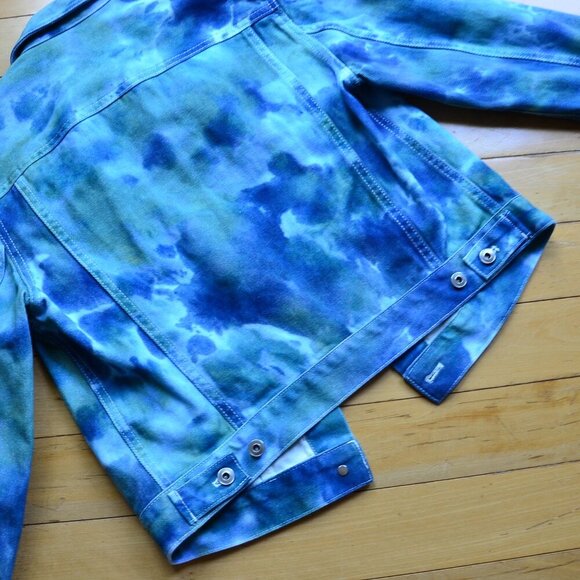 3.1 Phillip Lim Tie-Dye Denim Jacket Size 0 - Picture 7 of 13